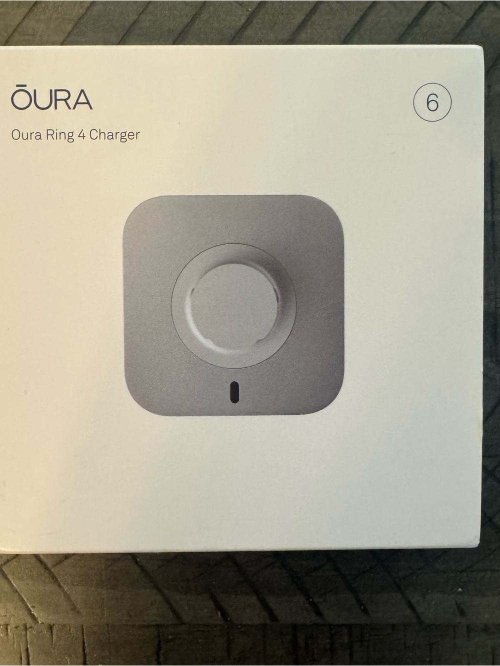 Oura Ring 4 Charger Size 6 Silver Gray Brand New in Box